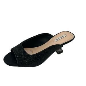 Alex Marie Tynslee Rhinestone Lucite Heel Dress Sandals Size 5